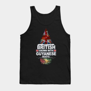 British Grown With Guyanese Roots - Gift for Guyanese With Roots From Guyana Tank Top